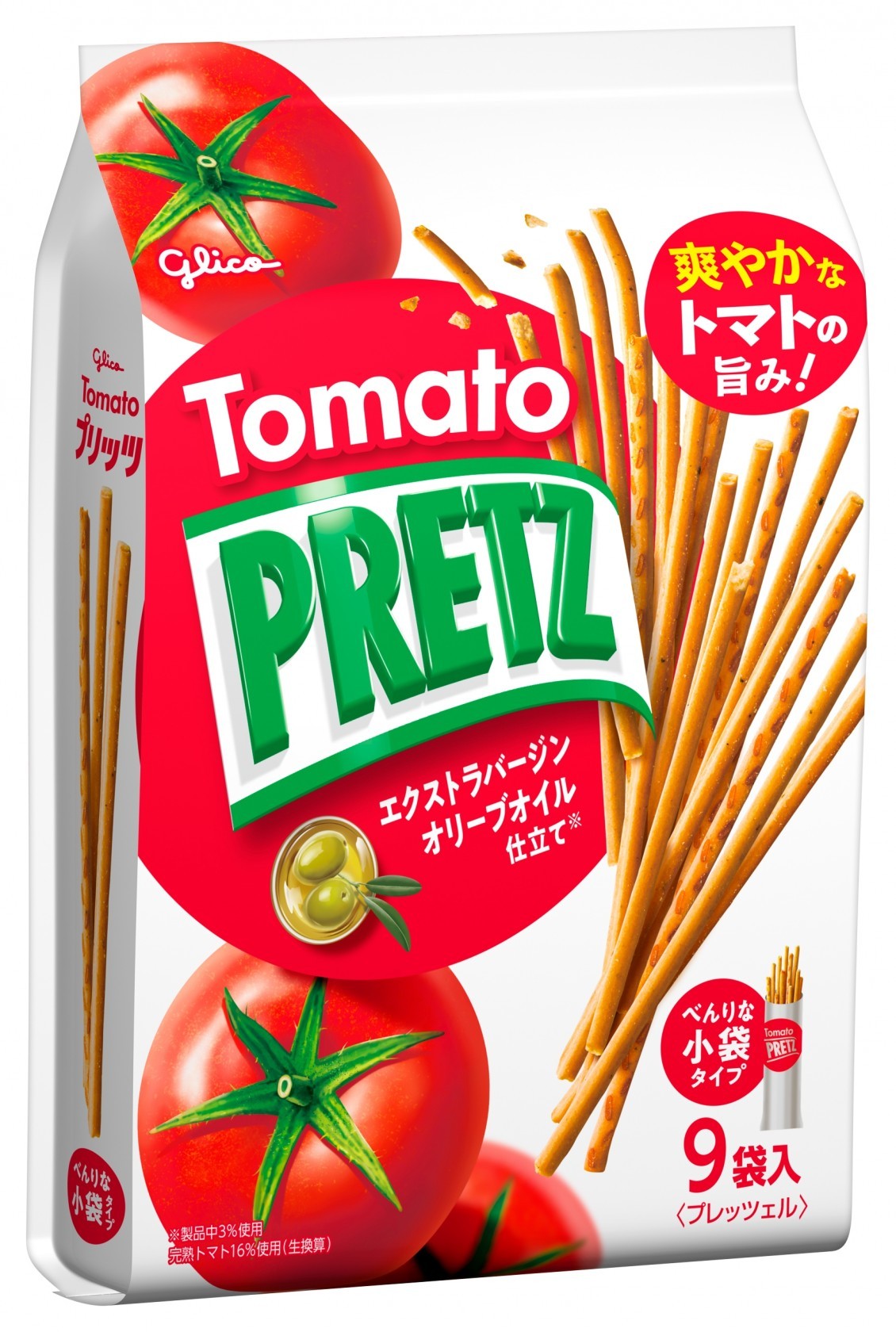 【Carton】PRETZ TOMATO < 9Bags >